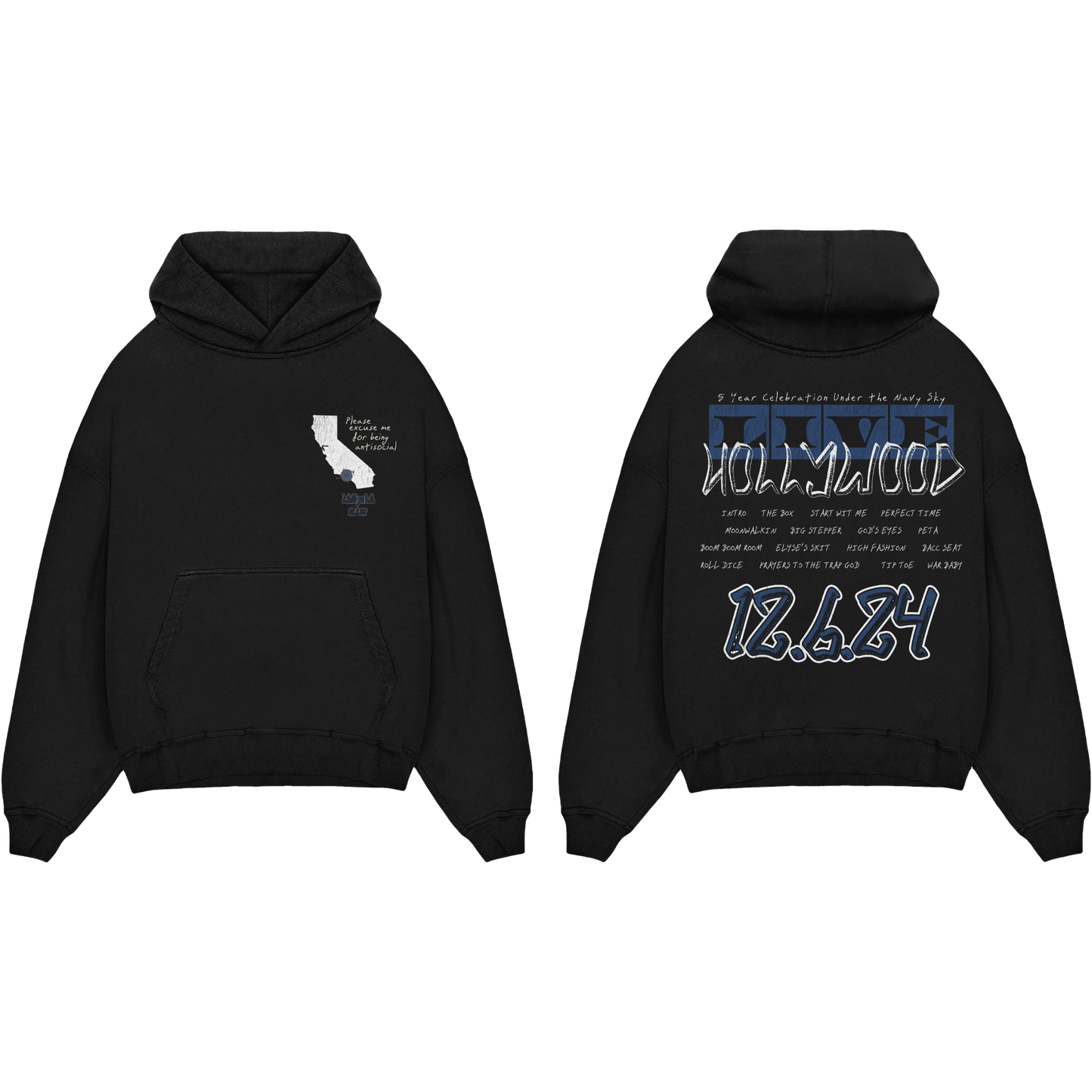Antisocial Anniversary Show Hoodie