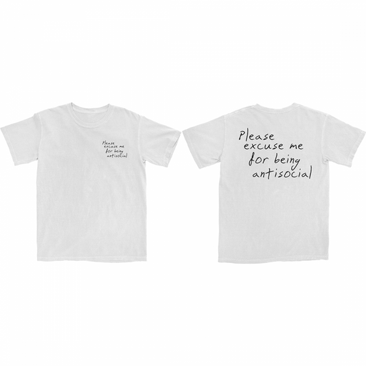 Please Excuse Me T-Shirt (White)
