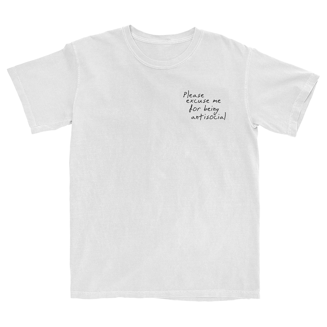 Please Excuse Me T-Shirt (White)